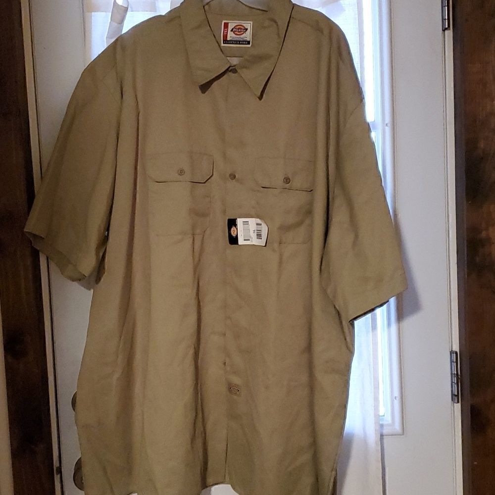 Dickies short sleeve men's work shirt big and tall